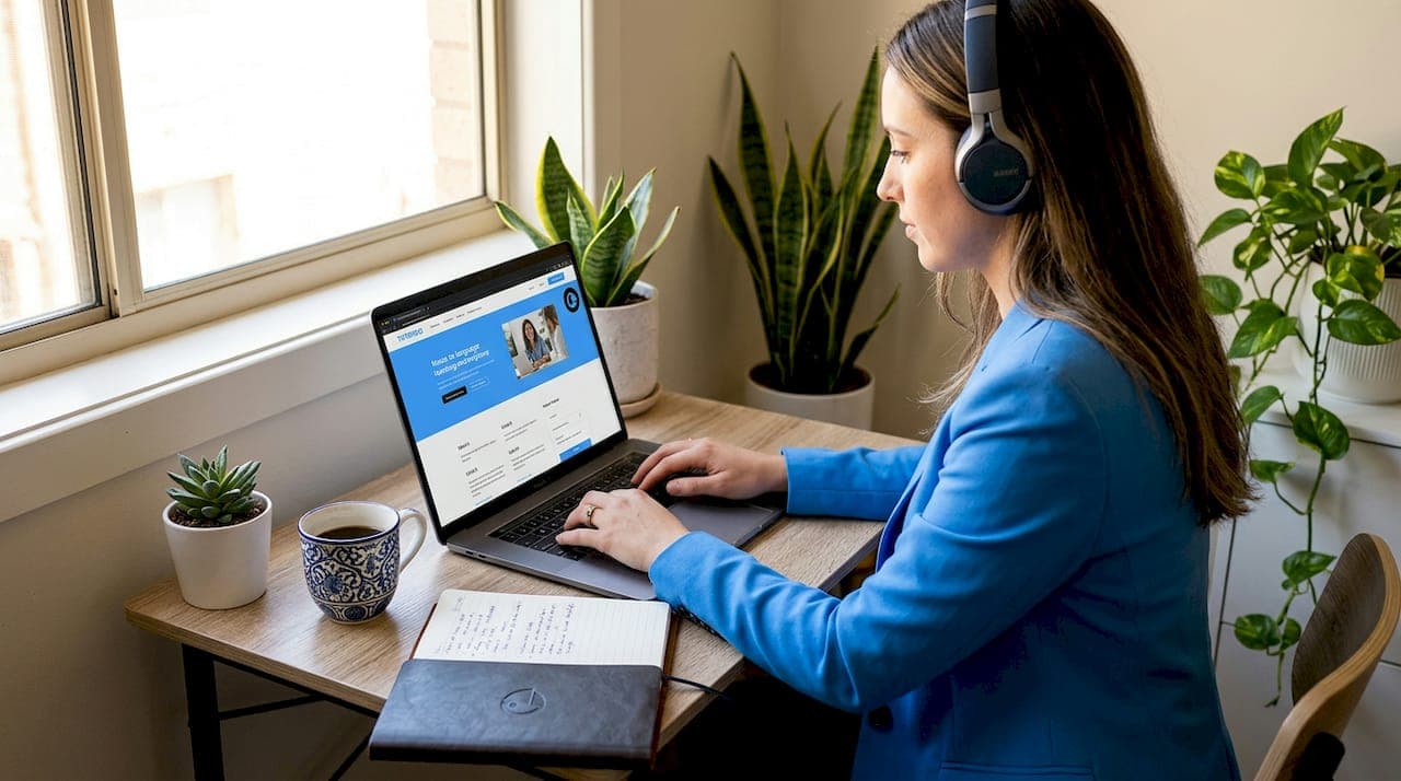 What is a language learning marketplace?